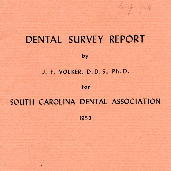 "The present and expected dental manpower available in South Carolina compares unfavorably with other sections of the country
