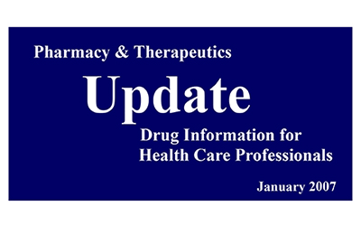 MUSC Pharmacy & Therapeutics Update Collection Thumbnail