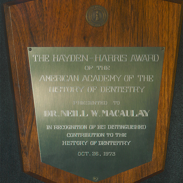 The Hayden Harris Award, The Neill W