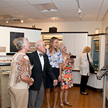 The reception for the 2017 rededication ceremony for the Macaulay Museum of Dental History included tours of the renovated building and new exhibit designs