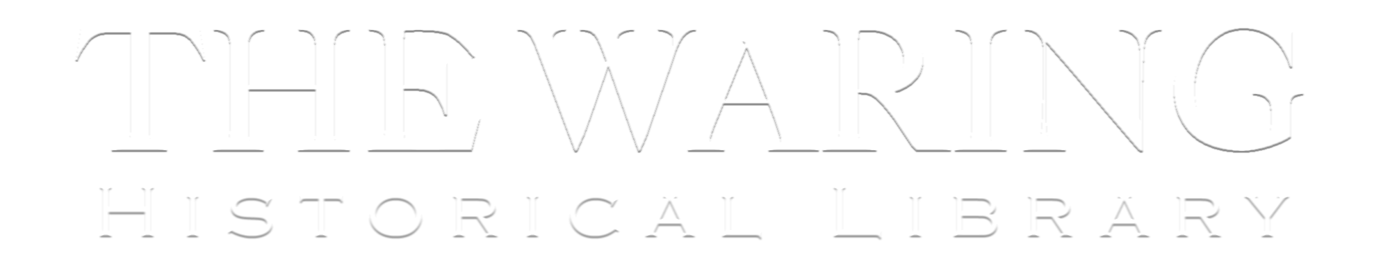 Waring Historical Library Logo text